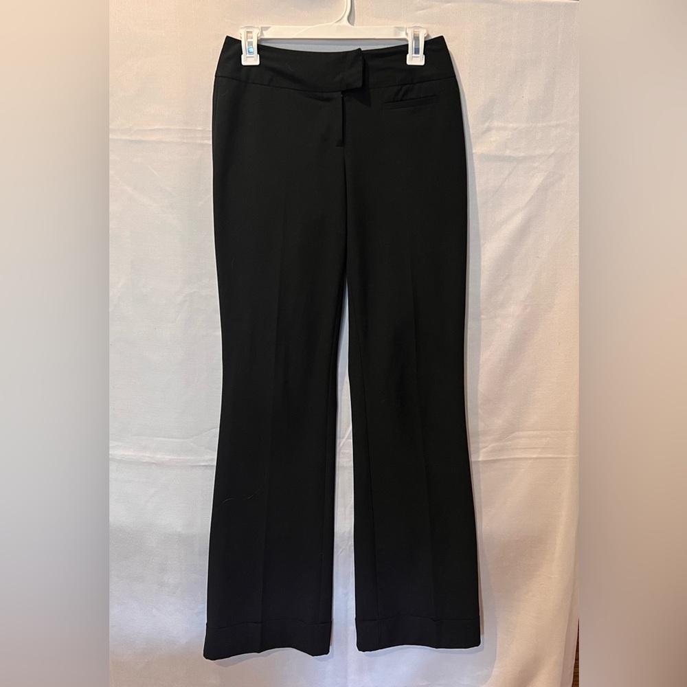 The Limited Black Stretch Pants with Cuffed Legs - Size 2 Long
